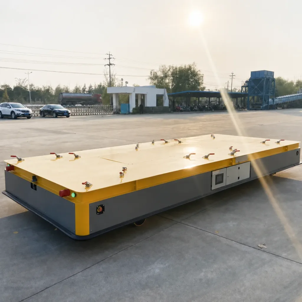 Omnidirectional industrial platform with deck fixtures