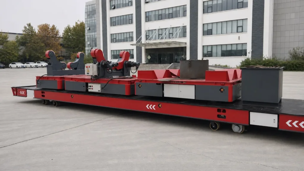 Trackless heavy-load transfer cart